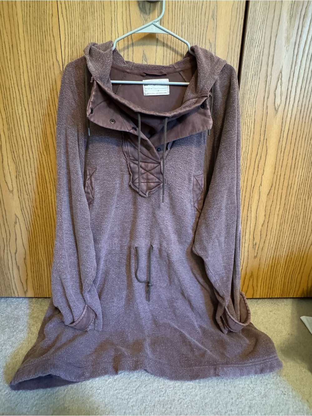 We The Free "Sadie" Surplus Slouchy Longline Knit Jacket / Pullover